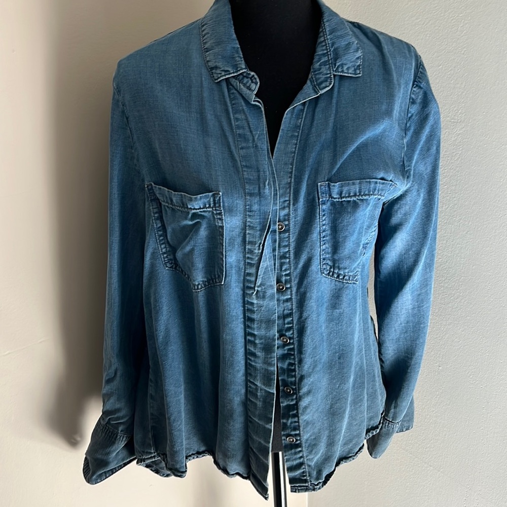 Denim Button Down - image 1